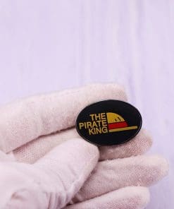 Alternative view of One Piece 'The Pirate King Hat' Enamel Pin