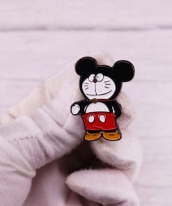 Alternative view of Doraemon x Mickey Costume Enamel Pin