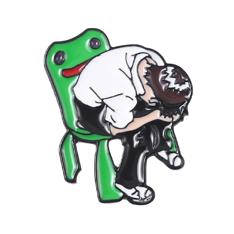 Neon Genesis Evangelion 'Shinji Green Chair' Enamel Pin