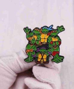 Alternative view of Teenage Mutant Ninja Turtles 'Turtles Over' Enamel Pin