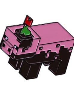 Minecraft 'Pink Pig' Enamel Pin