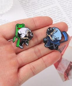 Neon Genesis Evangelion 'Shinji Green Chair' Enamel Pin - Image 3