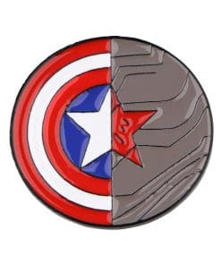Captain America x Winter Soldier Shield Enamel Pin