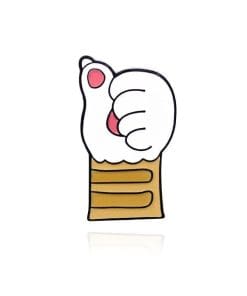 Cat Paw 'Thumbs Up' Enamel Pin