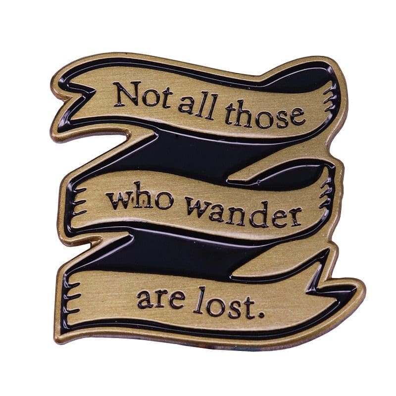 Lord of the Rings 'Not All... Are Lost' Enamel Pin - Image 2