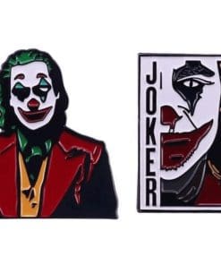 Alternative view of Joker Card Set of 2 Enamel Pin