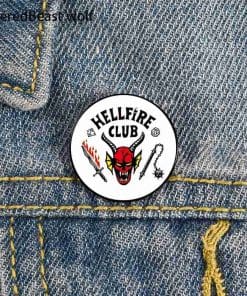 Stranger Things 'Hellfire Club | White 2.0' Enamel Pin
