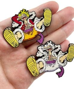 Alternative view of One Piece 'Luffy Lol' Enamel Pin