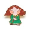 Brave 'Chubby Merida Chibi' Enamel Pin