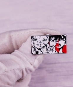 Alternative view of Dr. Stone 'Senku and the Gang' Enamel Pin