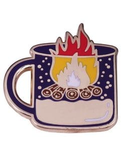 Howl's Moving Castle Small 'Calcifer in a Cup' Enamel Pin