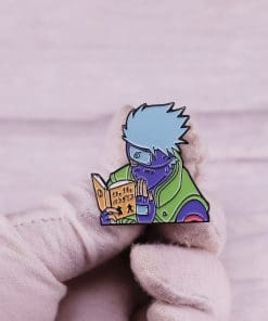 Alternative view of Naruto 'Kakashi Reading' Enamel Pin