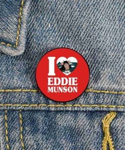 Stranger Things 'I Love Eddie Munson 2.0' Enamel Pin