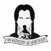 The Addams Family 'On Wednesday We Wear Black' Enamel Pin