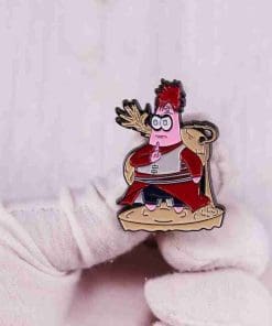 Alternative view of Spongebob Squarepants 'Patrick Star x Gaara' Enamel Pin
