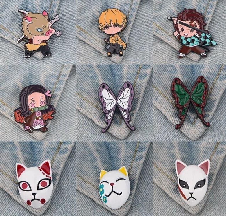 Demon Slayer: Kimetsu no Yaiba 'Tanjiro Mask' Enamel Pin - Image 4