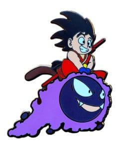 Dragon Ball Z x Pokemon 'Goku & Gastly' Enamel Pin