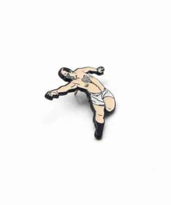 Alternative view of Seinfeld 'Costanza Posing' Enamel Pin