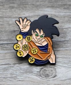 Dragon Ball Z 'Goku | Salt Bae' Enamel Pin - Image 8