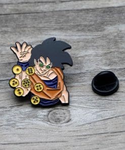 Dragon Ball Z 'Goku | Salt Bae' Enamel Pin - Image 7