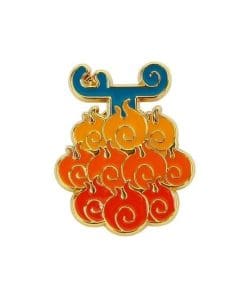 One Piece 'Fire' Enamel Pin