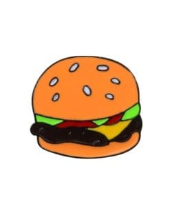 Cheesy Burger Enamel Pin