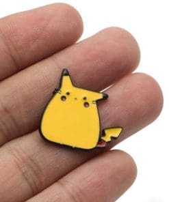 Alternative view of Cute 'Pikachu | Cat' Enamel Pin