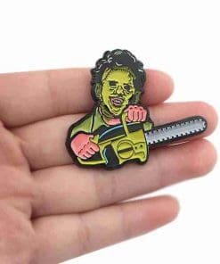 Alternative view of Texas Chainsaw Massacre 'Leatherface | Smile' Enamel Pin