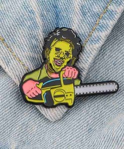 Texas Chainsaw Massacre 'Leatherface | Smile' Enamel Pin - Image 4