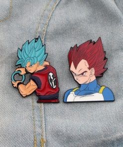 Alternative view of Dragon Ball Z 'Xeno Goku' Enamel Pin