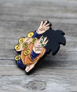 Dragon Ball Z 'Goku | Salt Bae' Enamel Pin - Image 6