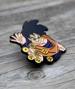 Dragon Ball Z 'Goku | Salt Bae' Enamel Pin - Image 5
