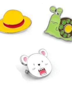 Alternative view of One Piece 'Den Dun' Enamel Pin
