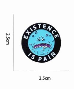 Alternative view of Rick & Morty 'Mr. Meeseeks | Existence is Pain' Enamel Pin
