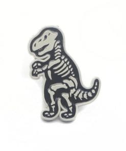 Alternative view of Dinosaur 'T-Rex Skeletons' Enamel Pin