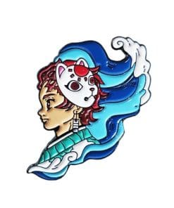 Demon Slayer: Kimetsu No Yaiba 'Tanjiro Kamado | Mask' Enamel Pin