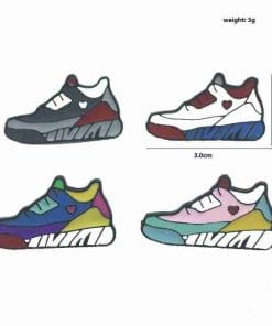 Alternative view of Trendy Colorful Sneaker 'Black' Enamel Pin
