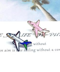 Airplane ver. 02 Enamel Pin - Image 4