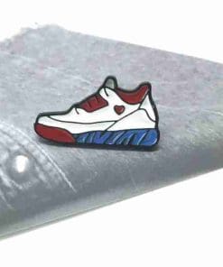 Trendy Colorful Sneaker 'White' Enamel Pin