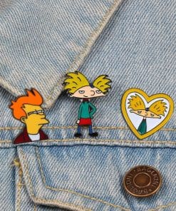 Alternative view of Hey Arnold 'Arnold | Heart' Enamel Pin