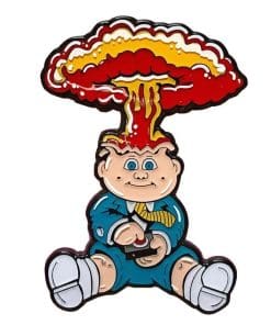 Alternative view of Garbage Pail Kids 'Adam Bomb' Enamel Pin