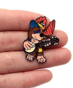 Alternative view of Banjo-Kazooie 'Banjo & Kazooie' Enamel Pin