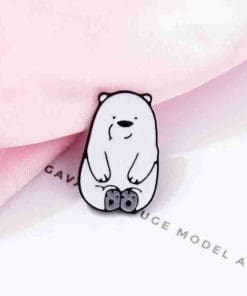 We Bare Bears 'Ice Bear | Sitting' Enamel Pin
