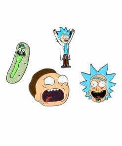 Rick and Morty Set of 4 Enamel Pin