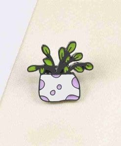 Potted Plant 'Zenzi ZZ' Enamel Pin