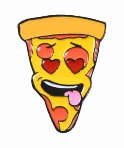 Pizza 'Heart Eyes' s Enamel Pin