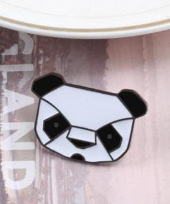 Cute Little Panda Head Enamel Pin