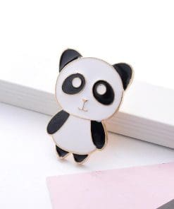 Cute Standing Panda Enamel Pin