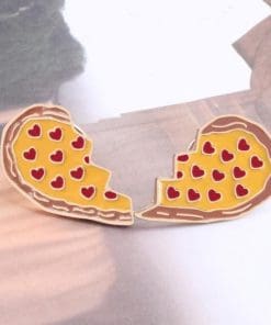 Broken Heart 'Pizza' Set Enamel Pin