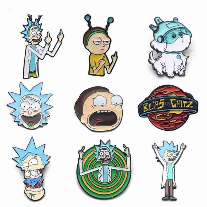 Rick and Morty 'Rick | Green' Enamel Pin - Image 4